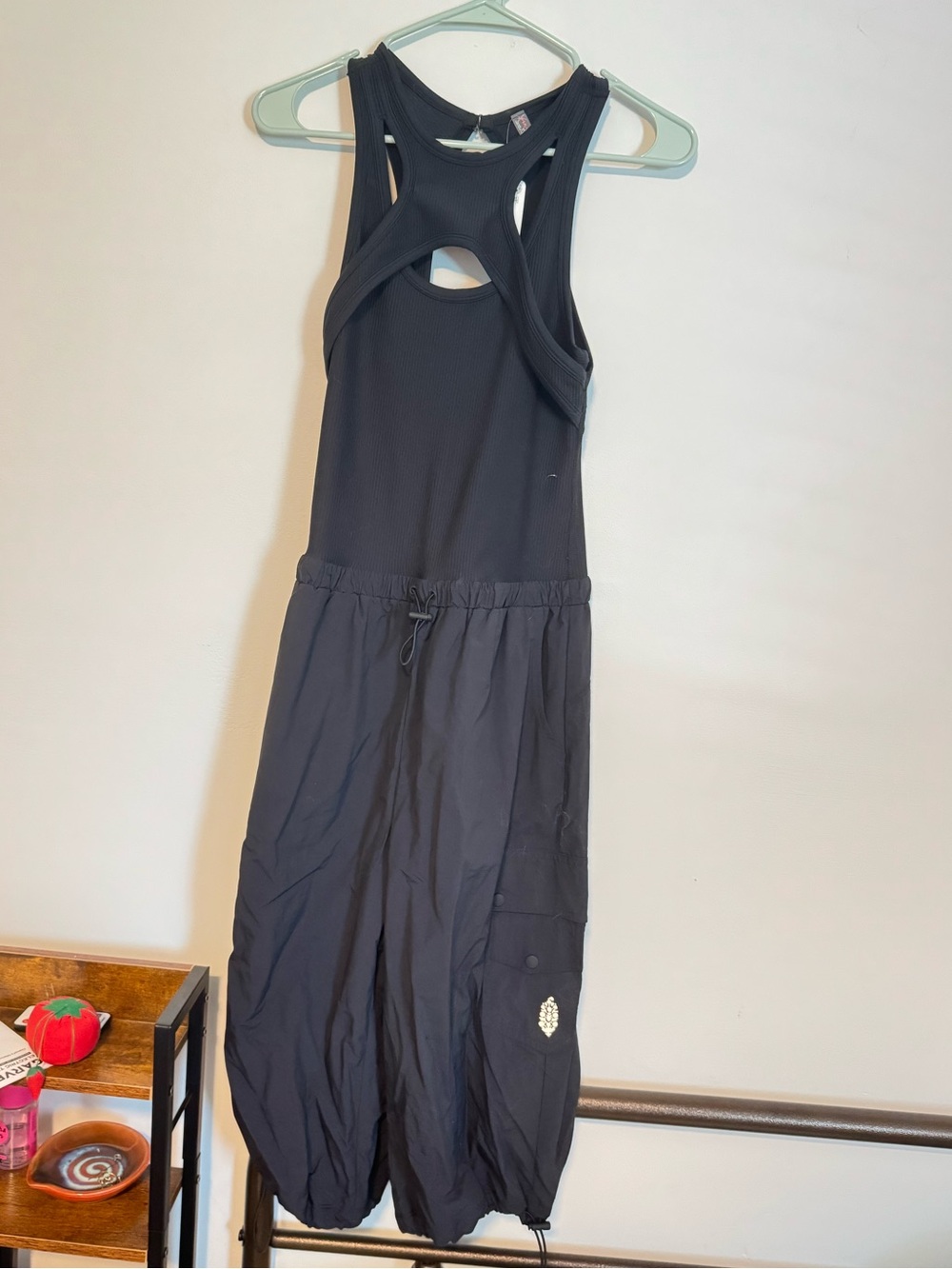 NWT Free People Movement Black Jumpsuit